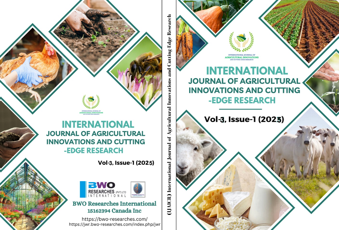 					View Vol. 3 No. 1 (2025): International Journal of Agriculture Innovations and Cutting-Edge Research
				